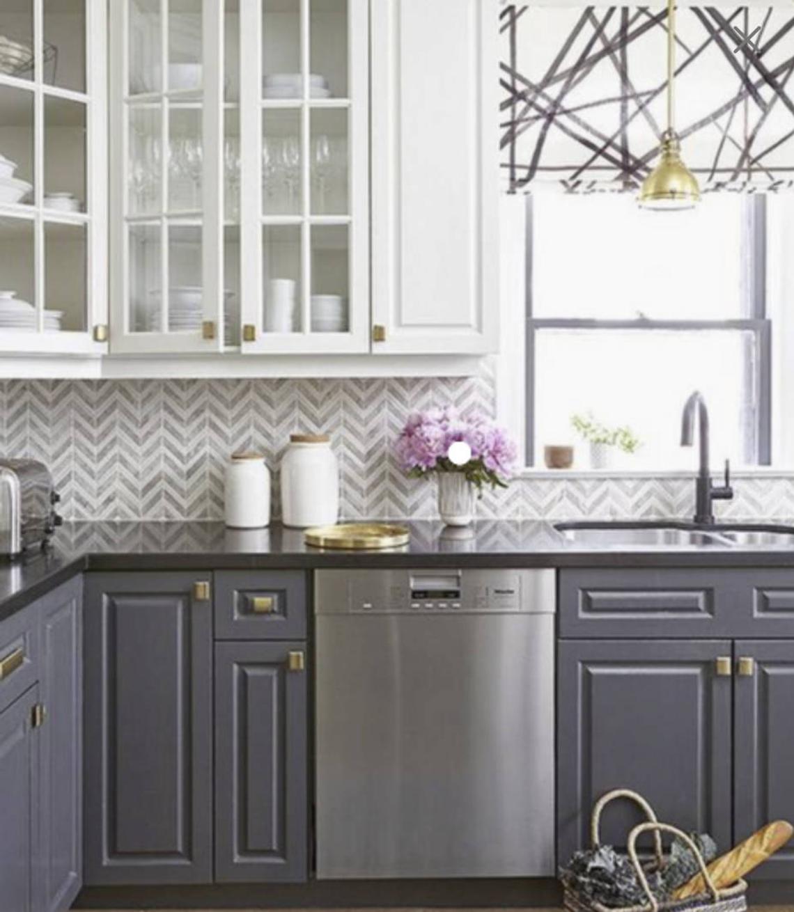 Charcoal and Gray Cabinets are great alternatives. 