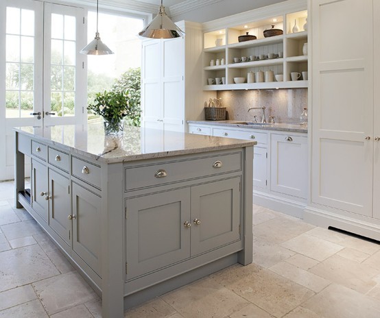 Gray Cabinets make a big impact with a softer touch. 